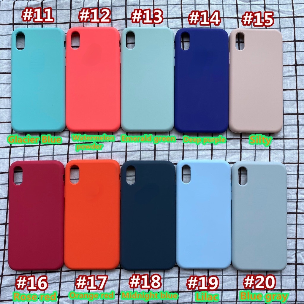 Case Bahan Silikon Untuk 6 6s 7 8 Plus X XS XR XS Max 11 11 Pro 11 Pro Max iP SE2020