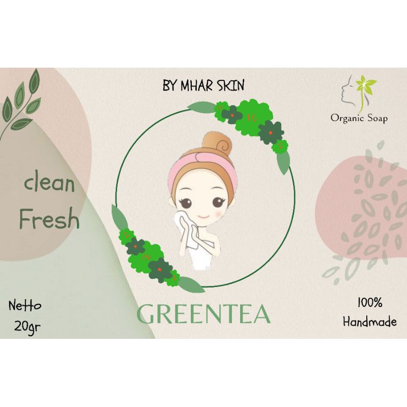 sabun soap batang organik greentea