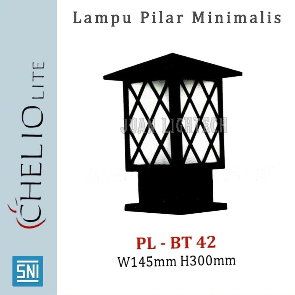 LAMPU PILAR / LAMPU OUTDOOR / LAMPU HIAS TAMAN / PAGAR CHELIO LITE PL-BT 42 -SNI