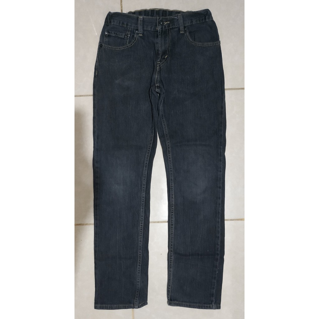 Preloved Celana Jeans Panjang Anak Levis Original 511 Black Size 14