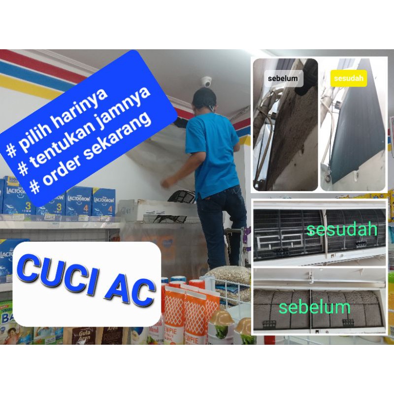 Jasa Cuci AC Service AC Cleaning AC servis AC area Cikarang cibitung