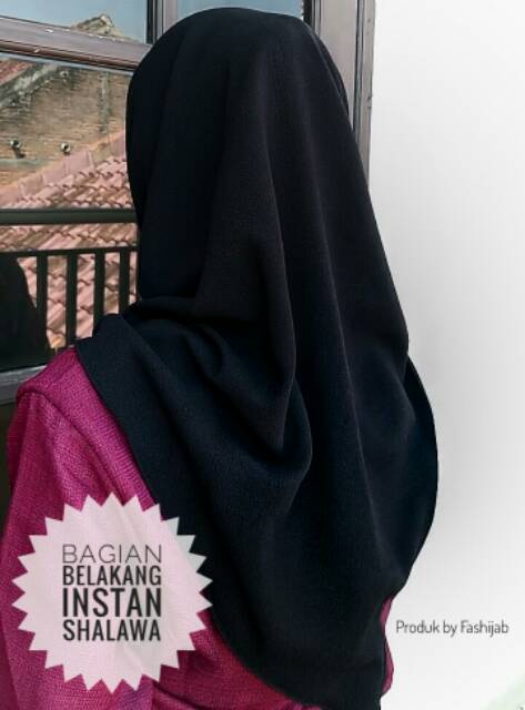 DAILY HIJAB SHALWA Termurah BAHAN 2 LAPIS! Jilbab Shalwa instan salwa  one step diamond italiano