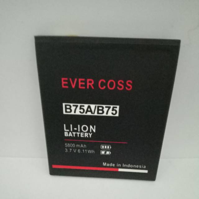 Batre bt evercoss B75 B75A original Evercos B75 B75A