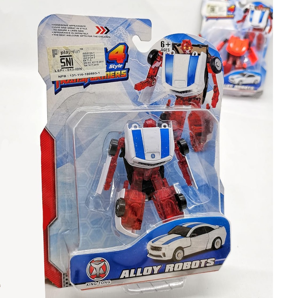 MAINAN ANAK MOBIL DIE CAST ROBOT DEFORM