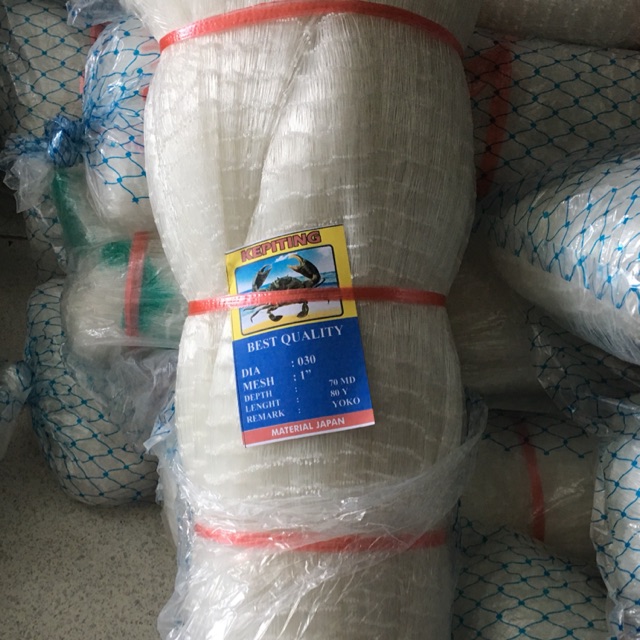 Jaring ikan / senar tasi 1 x 030 kepiting