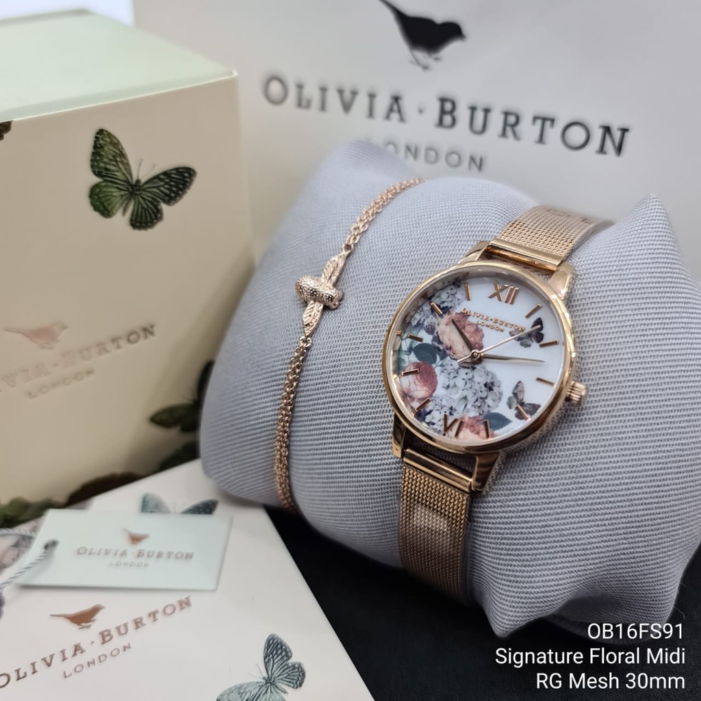 

PROMO 0B16FS91 Olivia Burton original Include box, manual book, paper bag, free batrai cadagan