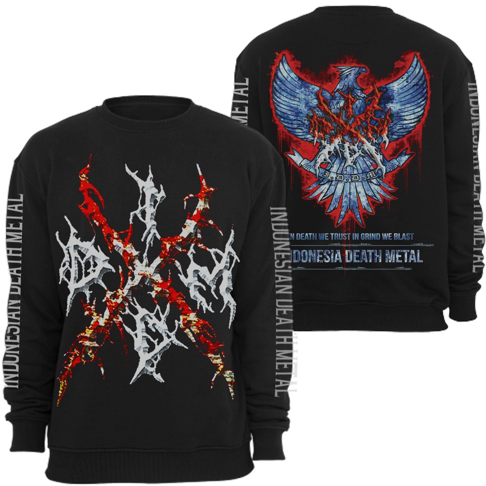 Kaos Lengan Panjang Hitam IDDM