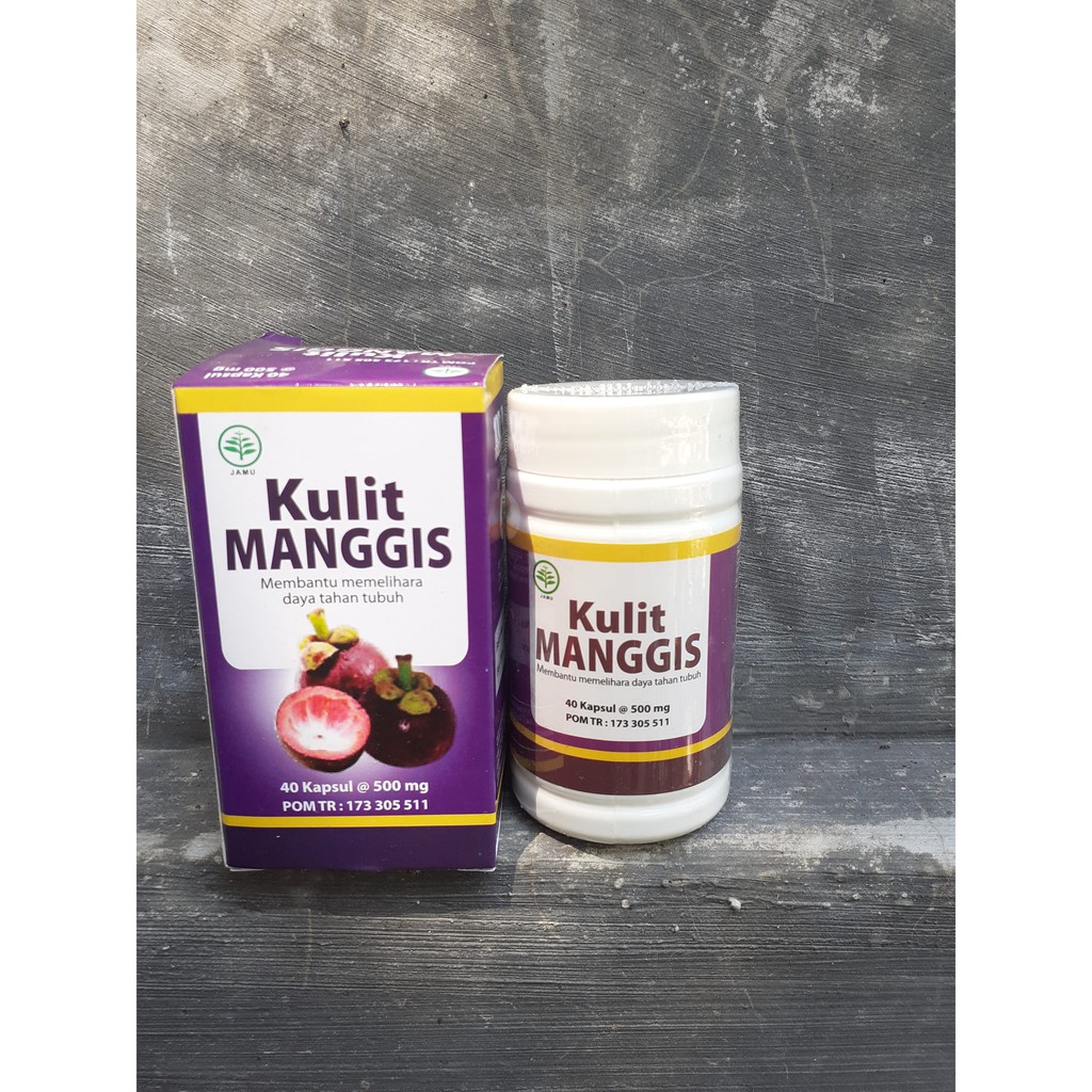 

KULIT MANGGIS (Obat Herbal Kapsul)
