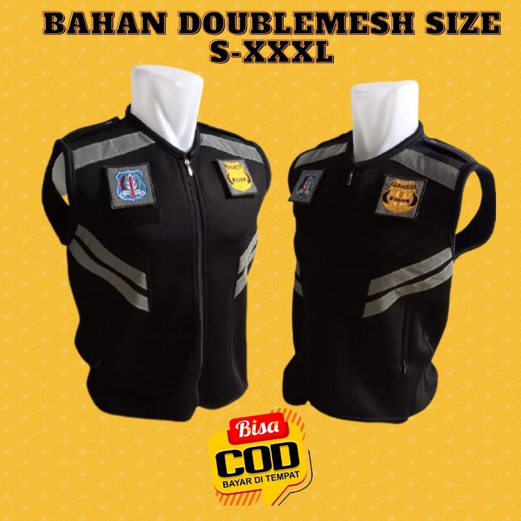 Rompi Satpam Rompi Satpam Terbaru Bahan Mesh/Tebal untuk  Pria/Wanita/Dewasa Rompi Security Terbaru 