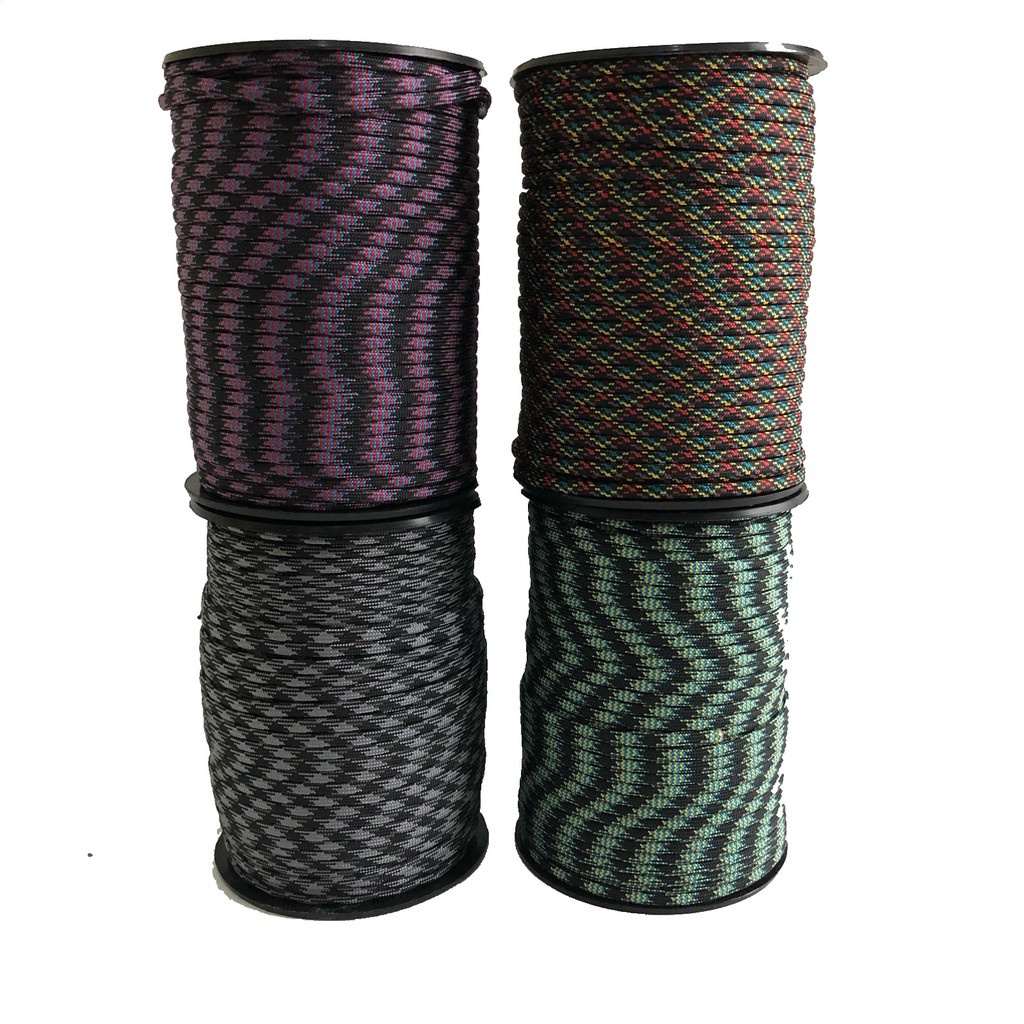 Tali paracord 4 mm 7 Strand Parachute Cord Aksesoris Gelang Gantungan Outdoor