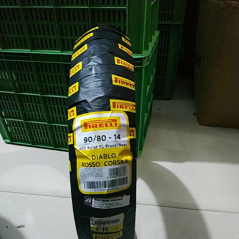 PIRELLI DIABLO ROSSO CORSA 2 90/80-14