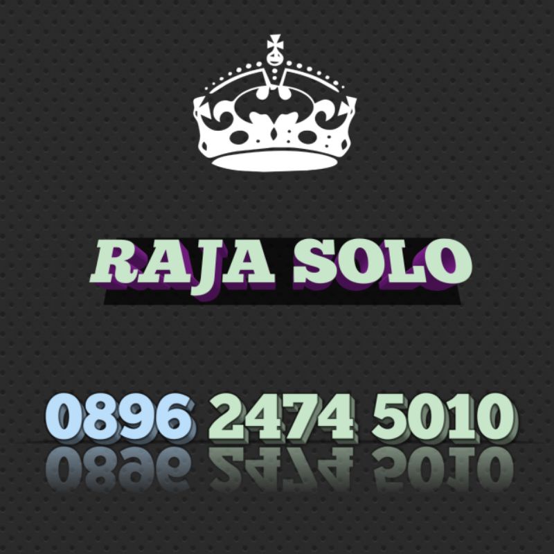 Nomor cantik super exclusive 2474 5010 (RAJA SOLO) limited edition Kartu 3 berkualitas dan berkarakt