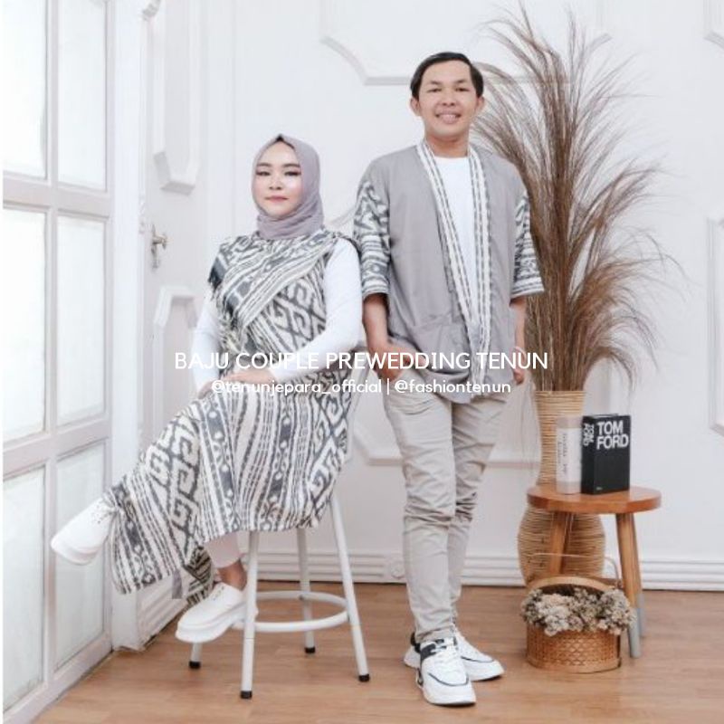 Baju Prewedding Couple Tenun | Baju Kondangan Couple Tenun | Baju  Prewedding Couple | Couple Tenun 
