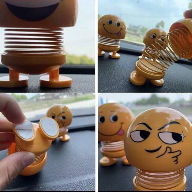 BS851 EMOJI PAJANGAN DASHBOARD EMOJI BONEKA PER GOYANG EMOJI