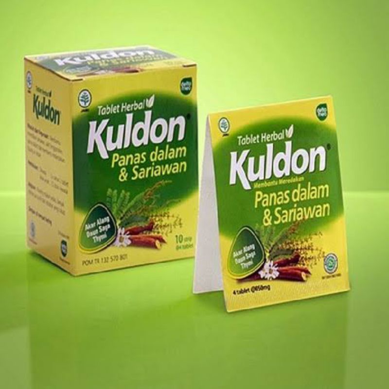 Kuldon Sariawan ( 10 strip @ 4 tablet ) || Kuldon obat sariawan dan panas dalam