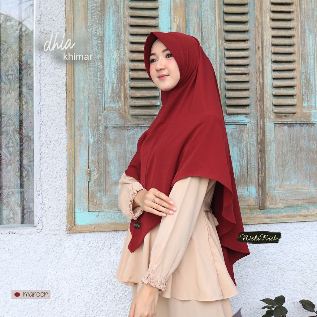 DHIA Khimar Instan Syari Lancip By Riskirich-3