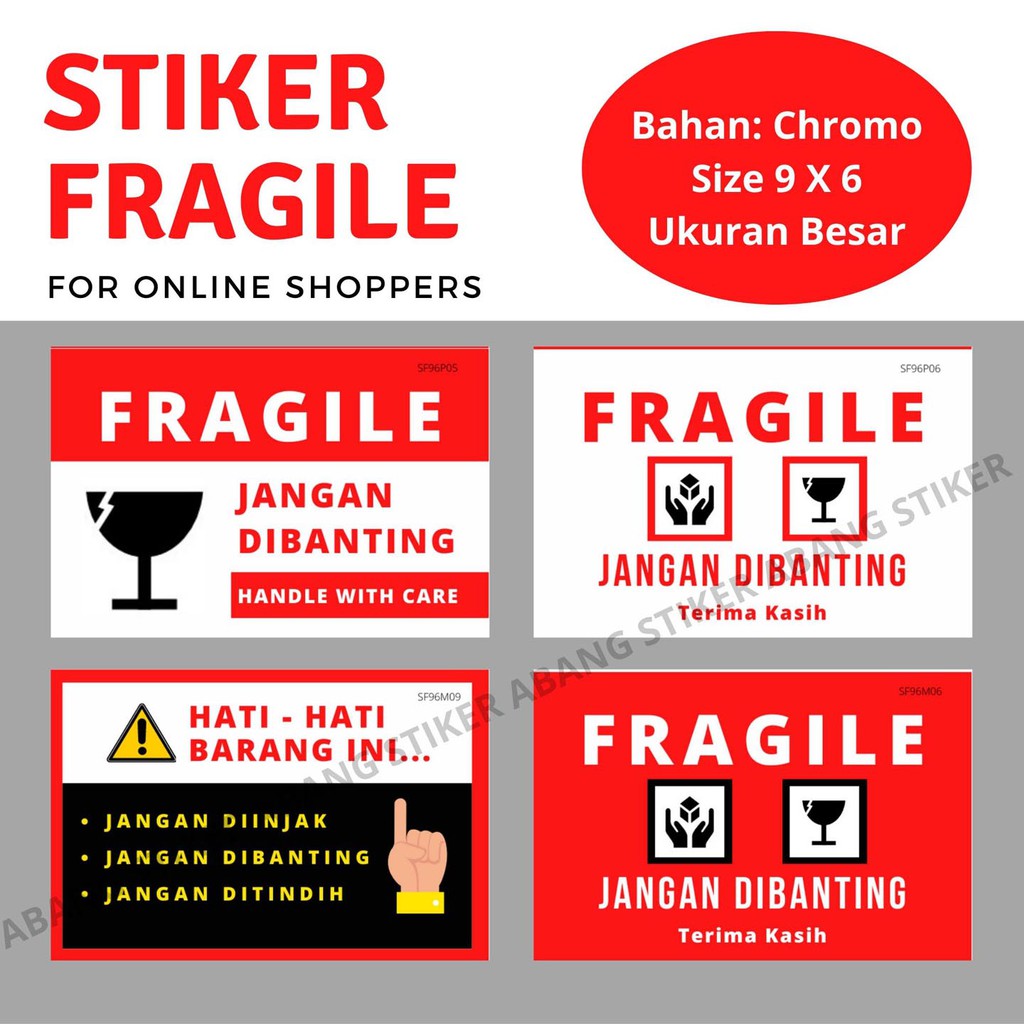 

Stike Fragile Biasa 9 x 6 cm