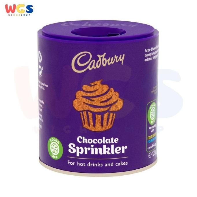 

Cadbury Chocolate Sprinkler Topping For Hot Drinks & Cakes 125g