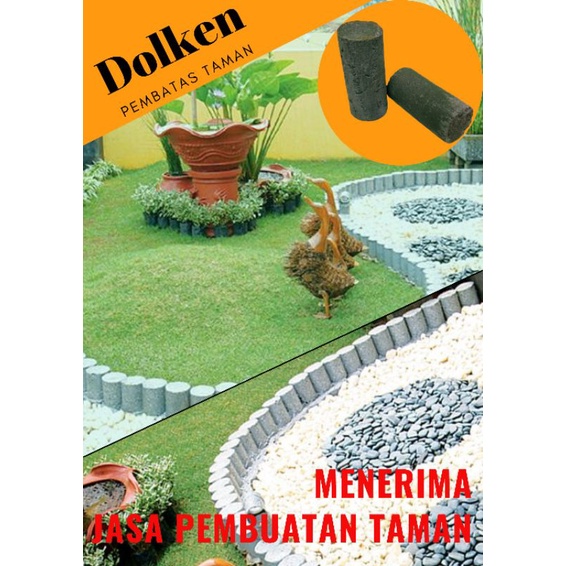 Pembatas Taman, Pagar Taman, List Pinggir Taman, Dolken Beton