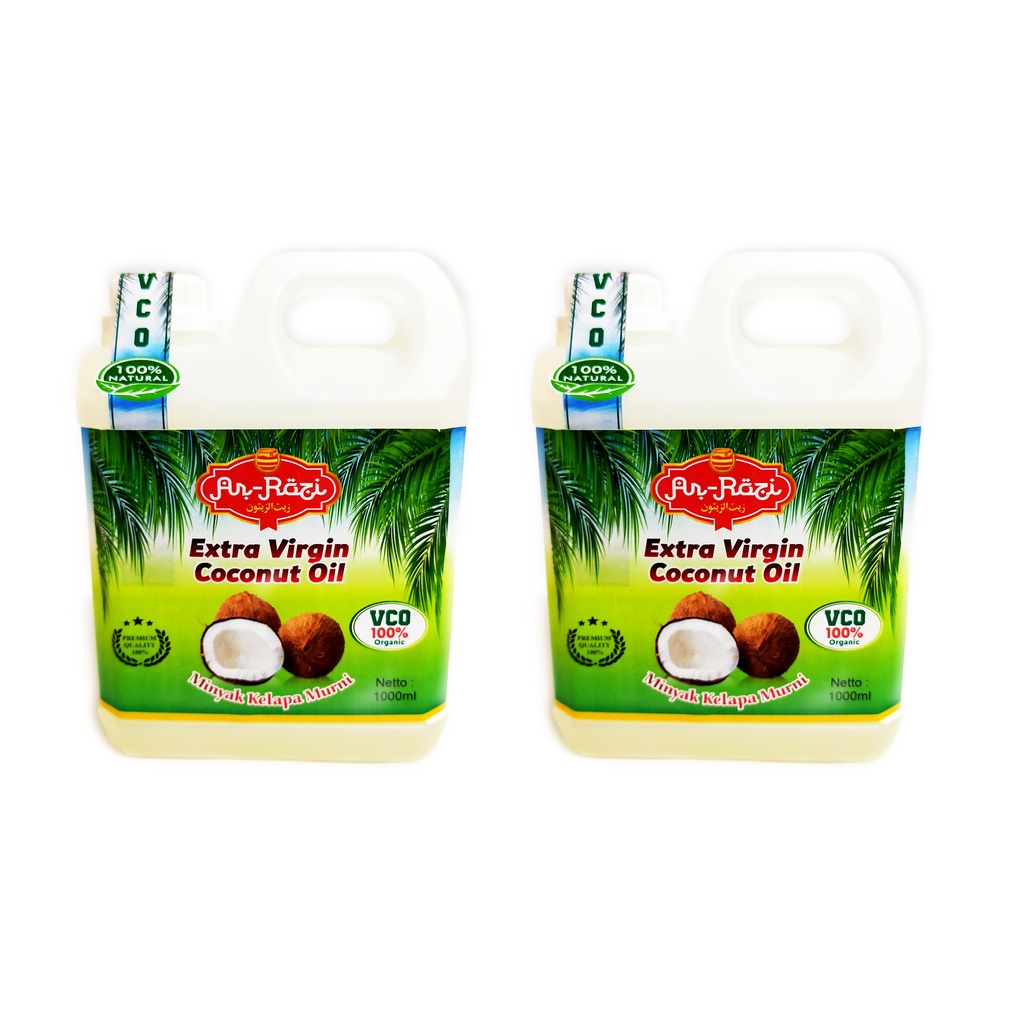 

Paket 2 VCO Minyak Virgin Coconut oil Ar-Roji 1000ML