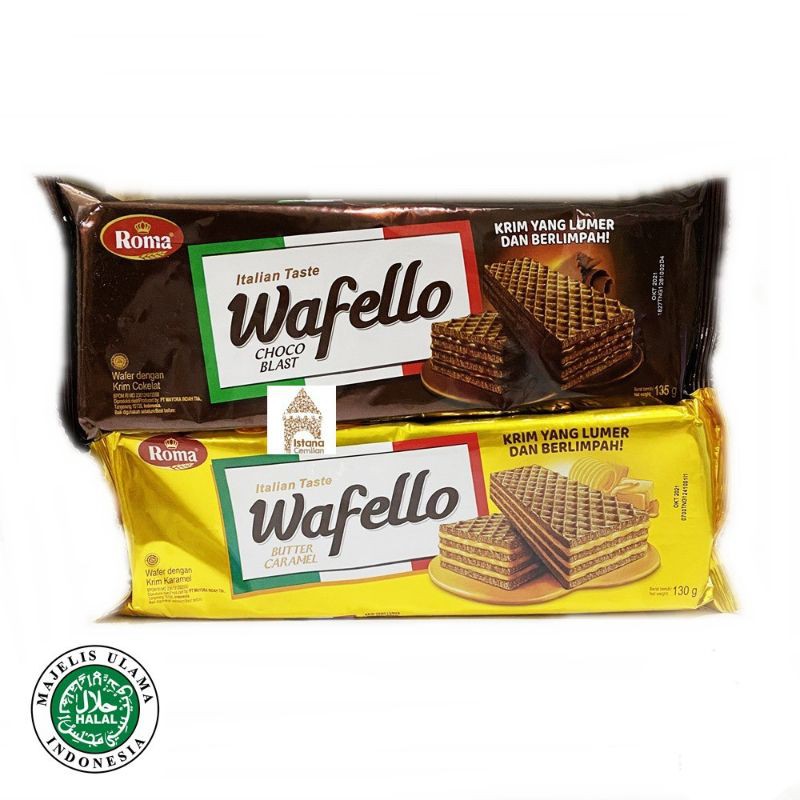 

Roma Wafello Butter Caramel Wafer 130gr