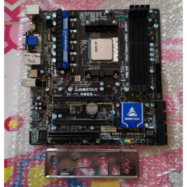 Mobo Biostar Hi-fi A855 + A6 6400k