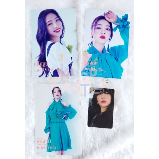 [READY BUNDLE] Red Velvet Joy Fanmeeting InteRView photoset Seulgi Day 1 photocard