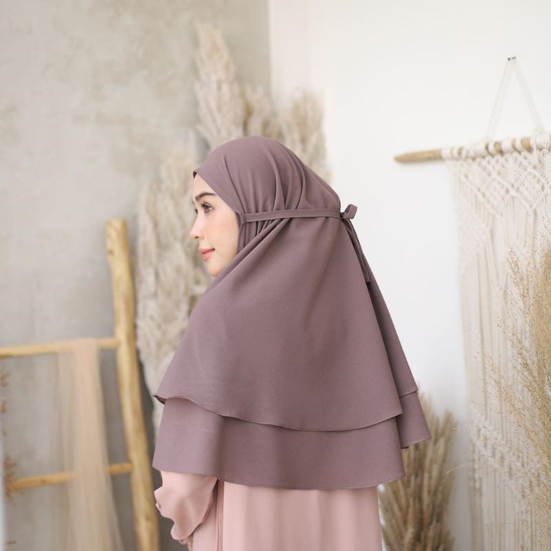 BERGO MARYAM 2 LAYER CERUTY BABYDOLL PREMIUM