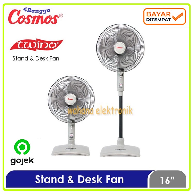 COSMOS Stand Fan Kipas Angin Cosmos 16 inch Kipas Angin Berdiri Cosmos