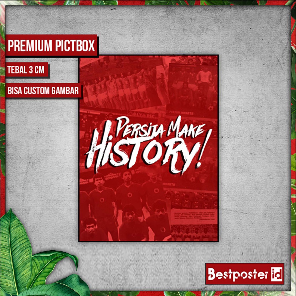 Poster PERSIJA Frame Kayu BOLA 0380