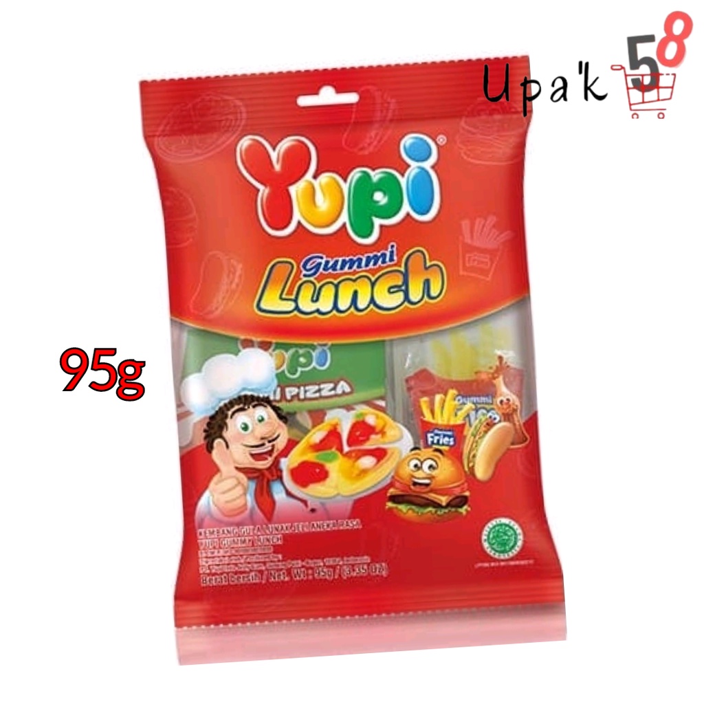 

Yupi Gummi Lunch (95gr) / Permen / Permen Kunyah / Gummy