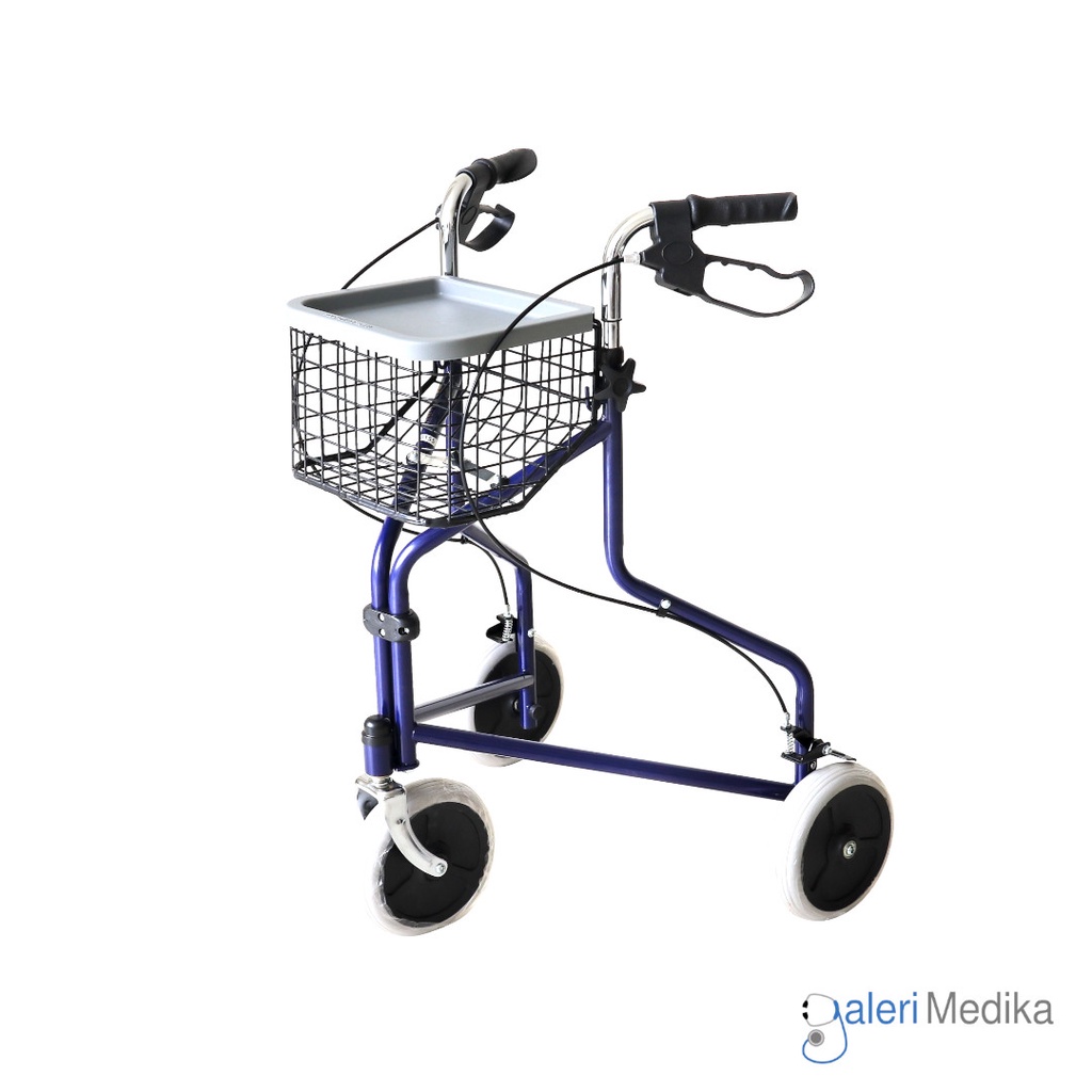 Alat Bantu Jalan Walker Rollator GEA FS 969H / FS-969H / FS969H Roda Tiga - Alat Latihan Berjalan