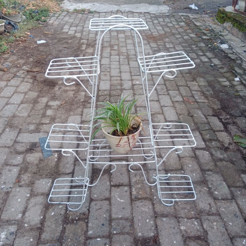 rak bunga susun  rak bunga susun 8