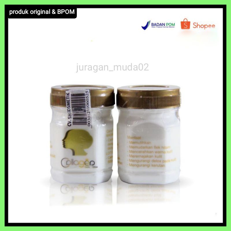ORIGINAL SYB BIBIT COLLAGEN MECCA ANUGERAH BIBIT PEMUTIH BADAN BPOM