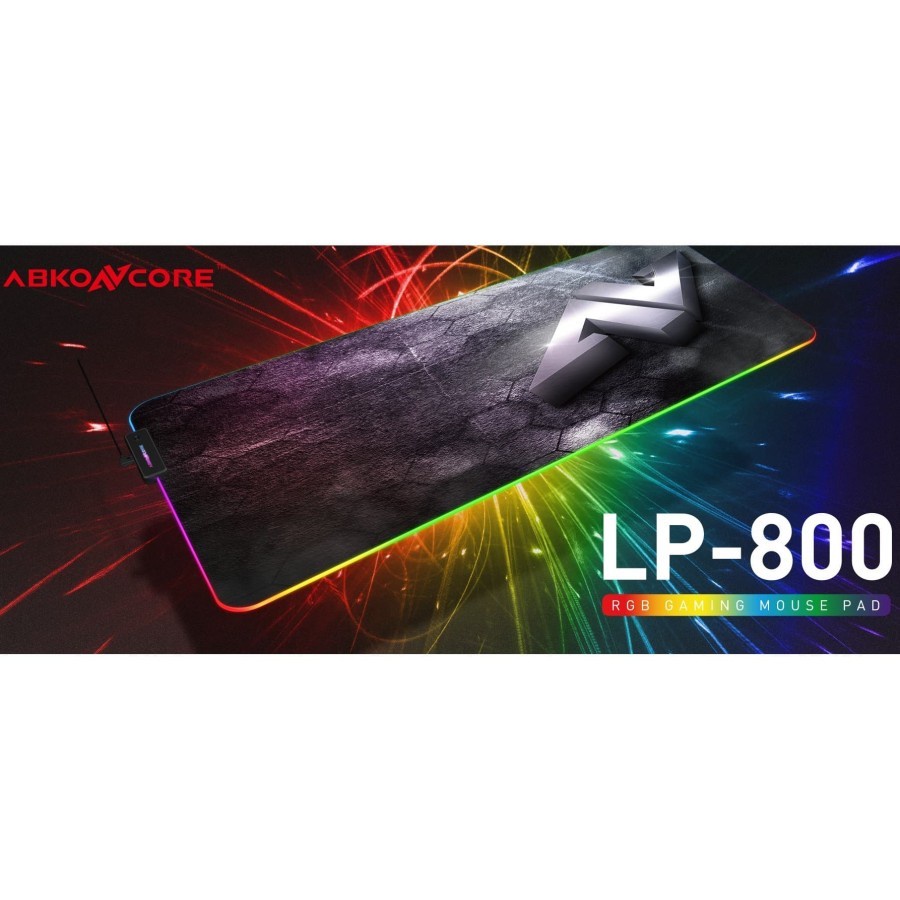 Mousepad AbKoncore LP-800 RGB - Mousepad Gaming AbKoncore LP800 RGB size 800x300x4mm