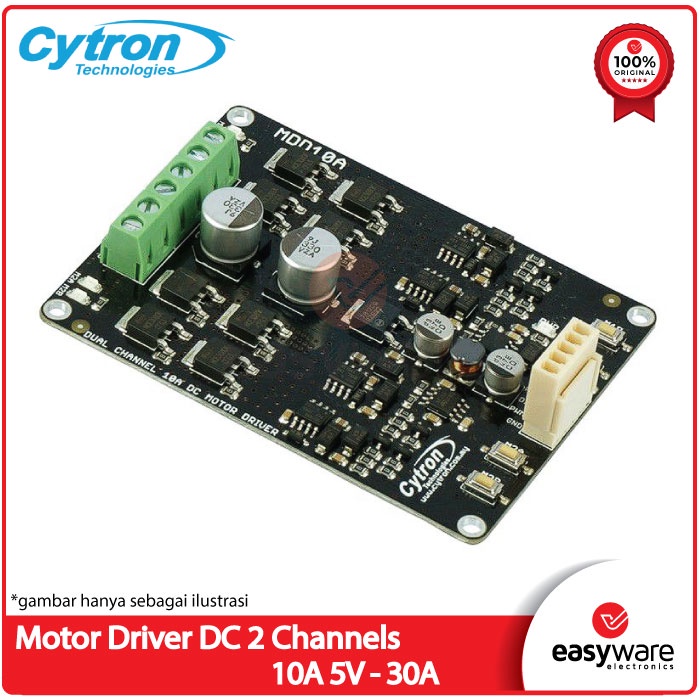 Motor Driver 2 Channel - 10Amp 5V-30V DC Motor Driver 2 Channels