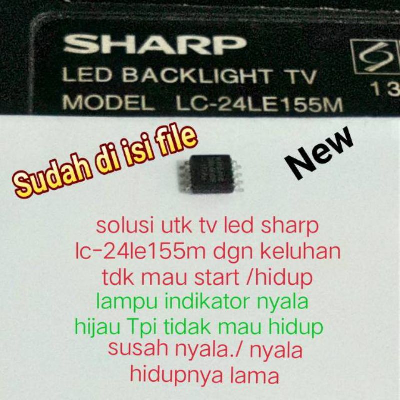 ic eprom tv sharp LC-24LE155M
