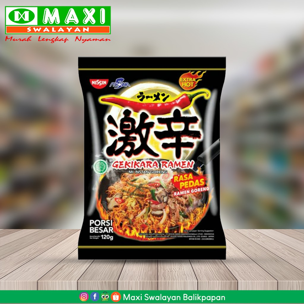 

Gekika Ramen 120gr Goreng Pedas