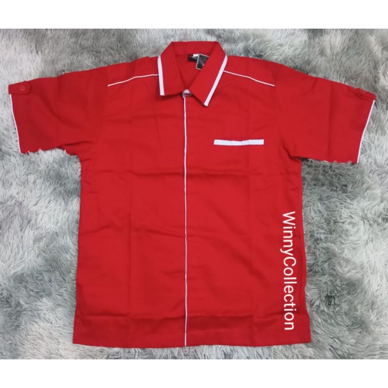 SERAGAM KOMBINASI, KEMEJA SERAGAM, BAJU KERJA, SERAGAM DRILL, BAJU PDH