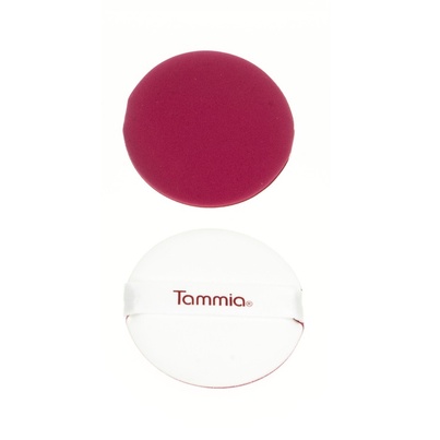 Tammia BB/CC Cushion Round Puff 2ct black / red