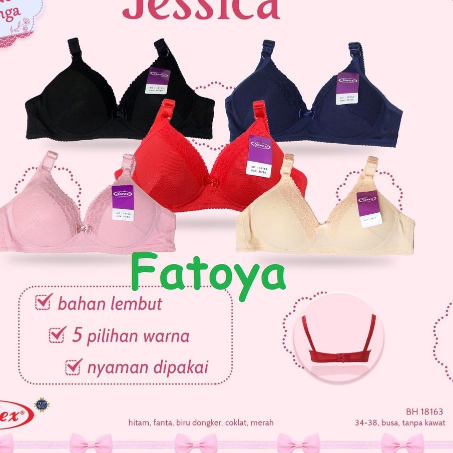 $Grosir SOREX Bra Renda Busa Tanpa Kawat Cup A #1 .,..,.,.,.