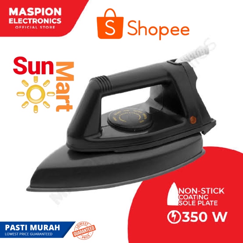 Obral!! Setrika Maspion Murah Ex 1000 Hitam