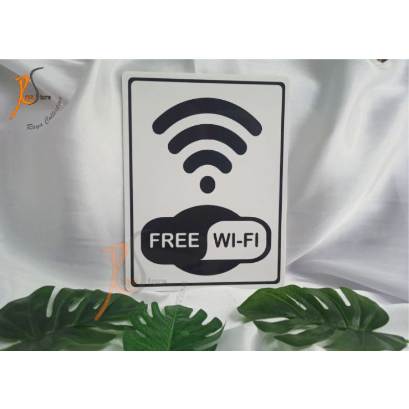 Jual Tulisan Acrylic Free Wifi Ukuran X Cm Murah Shopee Indonesia