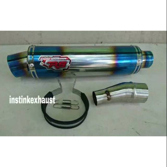 Knalpot R9 Mugello Dan Slip On Ninja 250 Fi Ninja 250 Carburator