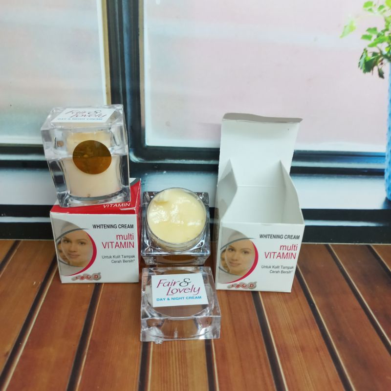 pcs Cream Fair Lovely Super Siang Malam