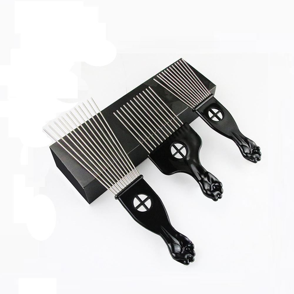 R-FLOWER Afro Pick Sisir Rambut Keriting Awet Wanita Dan Pria Afro Hair
