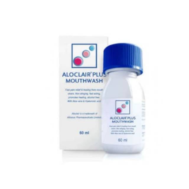 ALOCLAIR PLUS ORAL RINSE 60 ML ALOCLAIR plus Mouthwash kumur sariawan