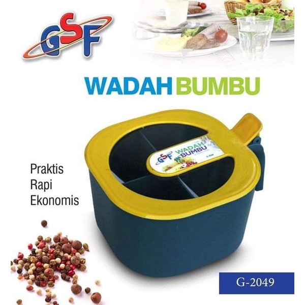 Wadah Bumbu GSF 4 sekat