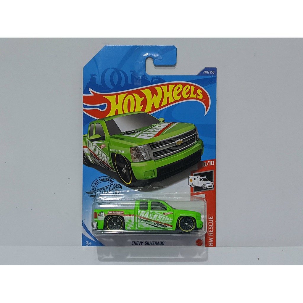Hotwheels Chevy Silverado Hijau Treasure Hunt