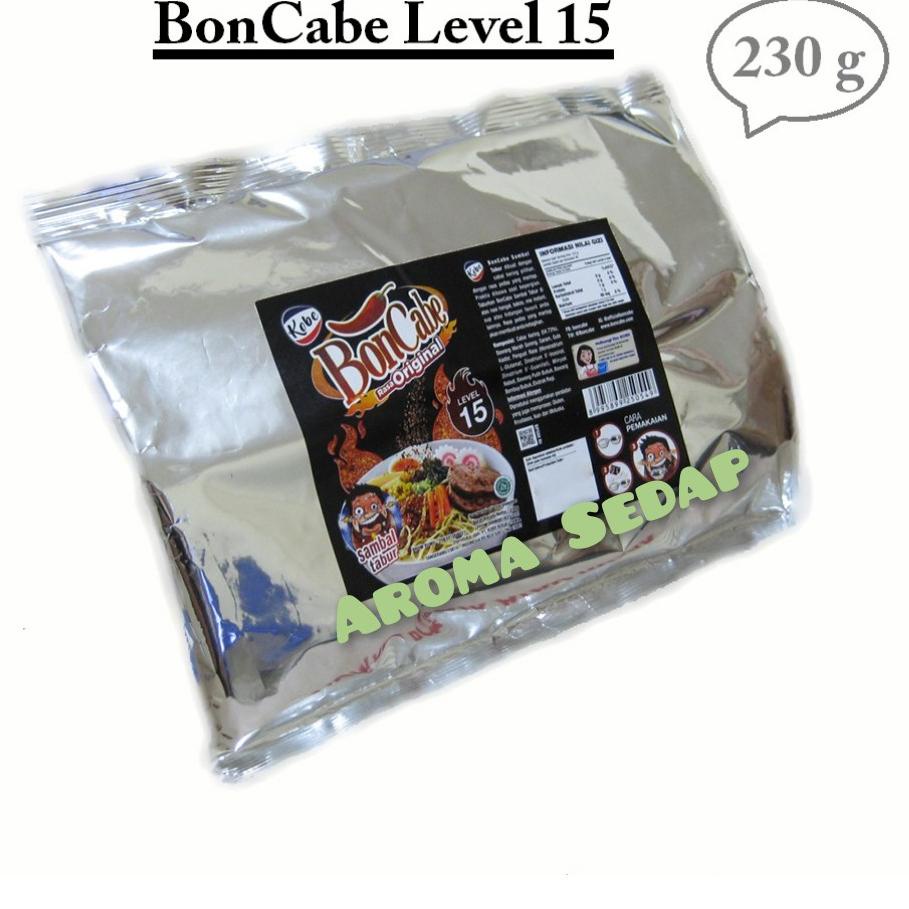 

Terbaru - Boncabe Level 15 230gr per 1PCS Bon Cabe | Cabe Bubuk | Cabai Bubuk